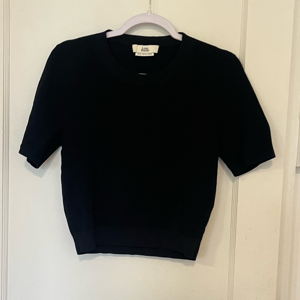 Love Bonito Short Sleeve Knit Top